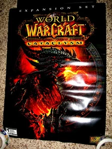 World of Warcraft Cataclysm Movie Poster 19.5 x 27 Double Sided Rolled - Picture 1 of 1