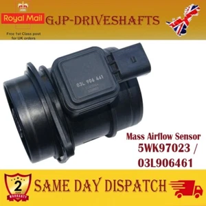 For VW GOLF MK6 1.6 DIESEL MASS AIR FLOW METER SENSOR 03L906461 5WK97023 - Picture 1 of 7