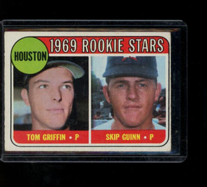1969 TOPPS TOM GRIFFIN/SKIP GUINN ASTROS ROOKIES #614 ROOKIE