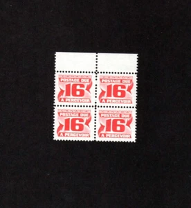 Canada mnh block of 4 Postage Dues 16 cent stamps # J37i - Picture 1 of 1