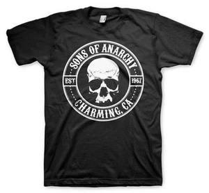 Sons Of Anarchy Charming Seal Skull Redwood Original SoA MC Männer Men T-Shirt - Picture 1 of 2