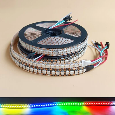 5V WS2812B 5050 RGB LED Pixel Strip Light Addressable Individual Dream Color - Image 1 of 4
