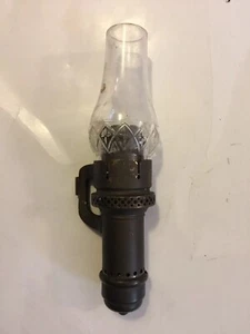 Vintage Eisenbahn Postwagen Sicherheitslampe/Laterne - Bild 1 von 4
