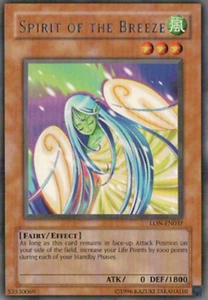Spirito della Brezza LON-037 X 1 Near Mint Silver Carta Rara Near Mint YUGIOH - Foto 1 di 1