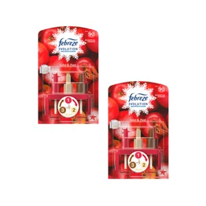 2 x Febreze 3Volution paquete de recarga de manzana y canela frasco de recarga - Imagen 1 de 5