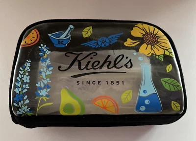 Kiehl’s Make Up Cosmetics Pouch Bag Travel Size New - Image 1 of 4