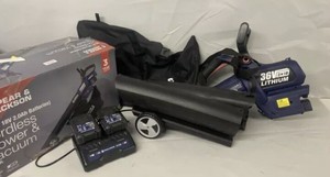spear & jackson cordless garden vac and blower 36v