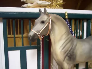 Jaapi PEACH halter w/lead - fits Breyer/Peter Stone BIG drafter - Picture 1 of 1