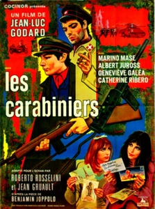 THE CARABINEERS LES CARABINIERS Jean-Luc GODARD 1963 FRENCH POSTER 24x32 - Picture 1 of 1