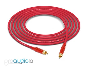 Mogami 2534 Quad Cable | Red Amphenol RCA to RCA | Red 12 Feet 12 Ft. 12' - Picture 1 of 1