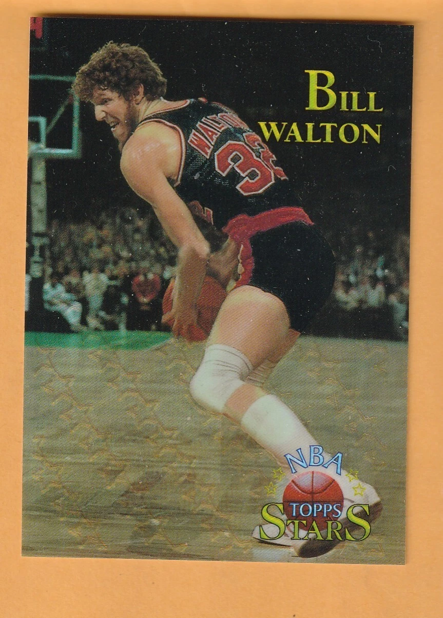 Bill Walton Portland Trail Blazers 1996 Topps Stars Finest Refractors #147 14K