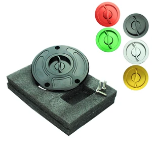 FXCNC Fuel Gas Cap Tank For Kawasaki Z1000 03-06/Z750 ZX-6R 03-06/ZRX 1200 02+ - Picture 1 of 11