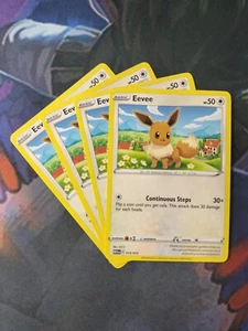 Eevee x 4 - M24McDonalds Pokemon 2024 / 2025 Dragon Discovery | NM Pokémon - Bild 1 von 1