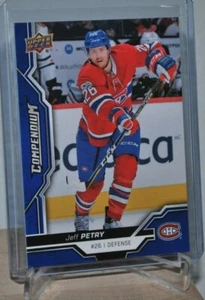 2018-19 Upper Deck Compendium Blue #212 Jeff Petry Montreal Canadiens - Bild 1 von 2