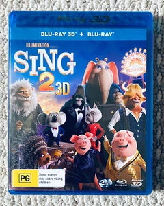 SING 2 3D Blu Ray Random Space Media RECALLED OOP Very Rare REGION FREE - NEW - Bild 1 von 3