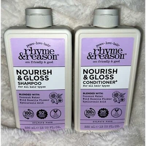 Rhyme & Reason Nourish & Smooth Shampoo & Conditioner Dull Frizzy Hair Serum - Bild 1 von 6