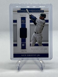 2020 Panini National Treasures Game Gear Materials Ken Griffey Jr Patch 15/25