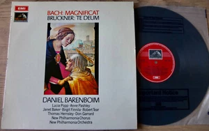 HMV ASD 2533 BACH MAGNIFICAT BRUCKNER TE DEUM LP BARENBOIM 1970s EX++ GT BRITAIN - Bild 1 von 3