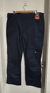 "Pantalones de trabajo Dickies para hombre acción flexible rodillera bolsillos duraderos ligeros W40""" - Imagen 1 de 24