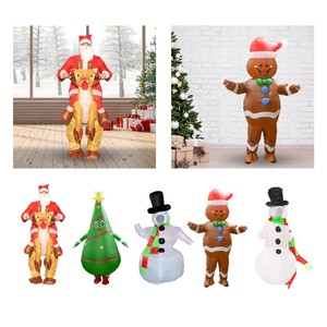 Christmas Inflatable Costume Reusable Unisex Durable Suit for Party Decor