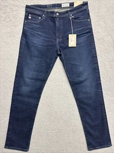 Jeans blu AG Adriano Goldschmied Tellis nuovi autentici moderni slim taglia 38x33. - Foto 1 di 10