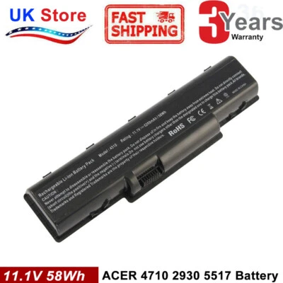 Battery For Acer Aspire 5734Z 5735Z 5738 5740 4710 4720 AS07A75 AS07A51 CL - Image 1 of 4