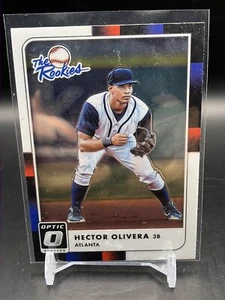 2016 Donruss Optic Hector Olivera The Rookies Insert Card #TR12 Atlanta Braves - Picture 1 of 2