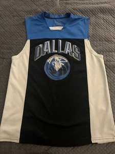 Dallas Mavericks Blue White Jersey Mens Size Medium / Logo - Picture 1 of 7