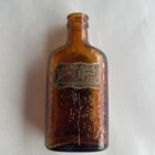 Frankfort Distilleries Four Roses Mini 1/10 Whiskey Bottle Medicinal Amber 
