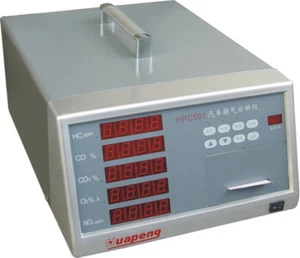 5 in 1 HC, CO, CO2, O2 und NOx Auto KFZ Abgasanalysator mit Drucker - Bild 1 von 6