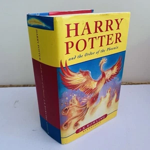 Harry Potter And The Order Of The Phoenix First Edition Bloomsbury Hardback Book - Foto 1 di 8