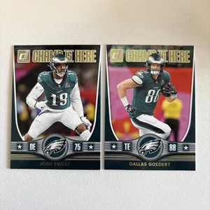 2025 Donruss Football JOSH SWEAT #CIH-JST Champ Is Here (MINT) + bonus card - Picture 1 of 2