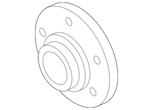 Genuine Audi Hub 8N0-407-613-A - Foto 1 di 2