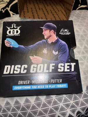 3 DYNAMIC DISCS STARTER DISC GOLF SET Driver Midrange Putter Frisbee Beginner - Image 1 of 4