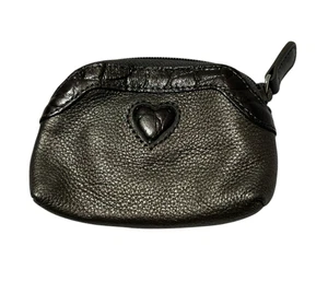 Brighton Geldbörse Tasche Leder Herz Kupfer Braun Portemonnaie 4,5x3,5" - Bild 1 von 9