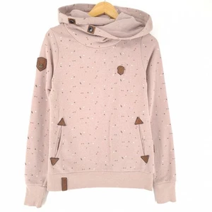 Naketano Hoodie Hooded Jumper Women Pink Cotton Uv6 Size M - Picture 1 of 9