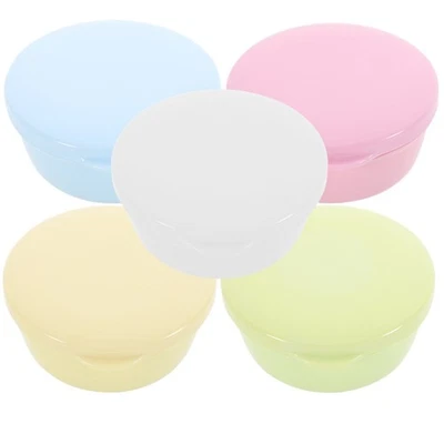  5 Pcs Seifenschale Für Die Reise Seifenetui Dusche Tragbarer Seifenhalter - Bild 1 von 4