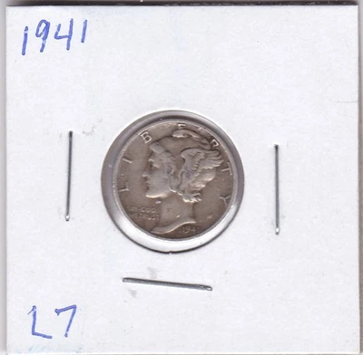 1941 Mercury Dime L7 - Image 1 of 4