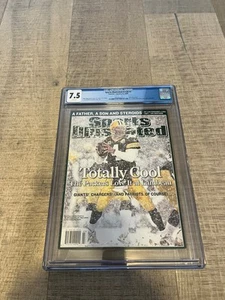 CGC 7.5 Sports Illustrated January 21, 2008 Brett Favre "Totally Cool" Cover - Picture 1 of 6