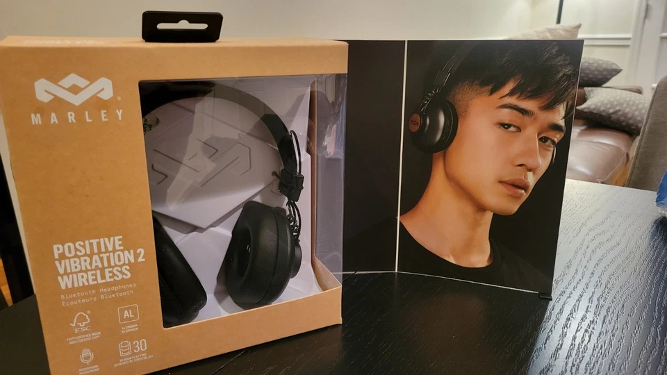 House of Marley Positive Vibration 2 беспроводные наушники-вкладыши - фирменные черные - Изображение 1 из 1