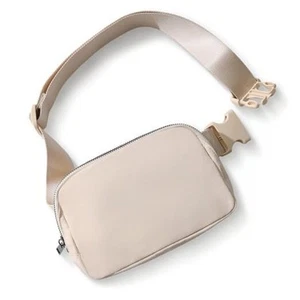 Belt Bag Fanny Pack Crossbody Bags for Women Men, Everywhere, Water Beige - Picture 1 of 7