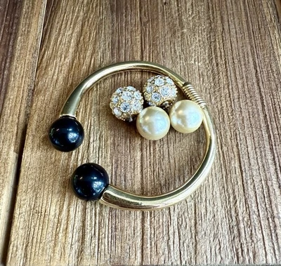 Brazalete Brazalete Kenneth Jay Lane KJL Intercambiable Tono Dorado Foto 1 de 4