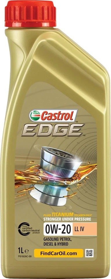 Motoröl Castrol 15F610 Castrol Edge 0w-20 Ll Iv für