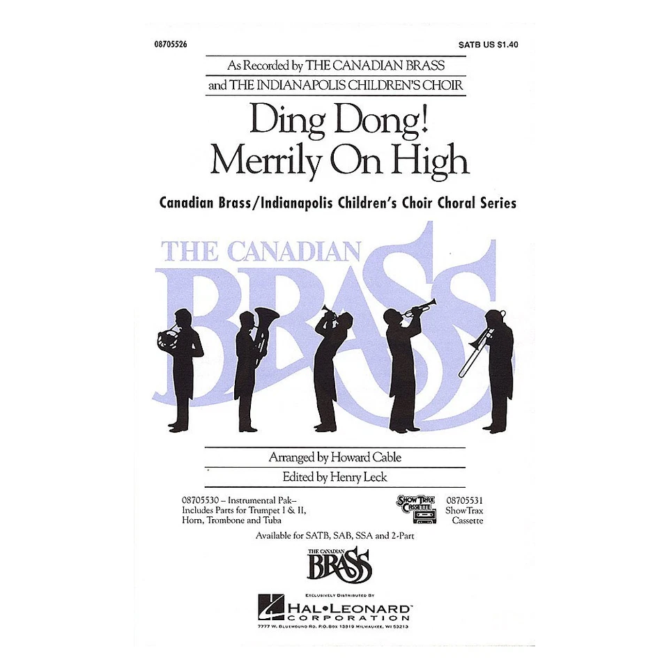 Hal Leonard Ding Dong! Merrily on High SATB - Image 1 of 1