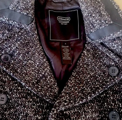 abrigo de lana coach mujer talla 4 Foto 1 de 4