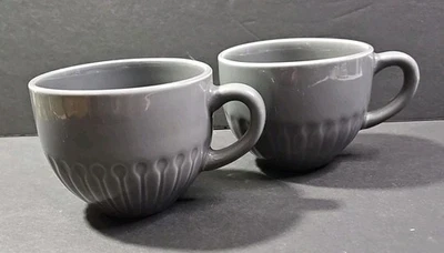 Ikea STRIMMIG 12 oz taza de café gris gres #12011 juego de 2 tazas  Foto 1 de 4