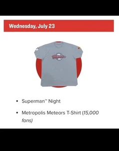 PRESALE Cleveland Guardians Superman Limited Metropolis Meteors Tshirt 7/23/25 - Picture 1 of 3