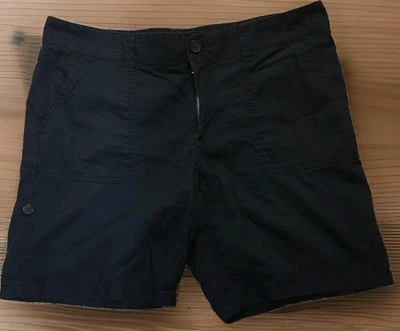 Tommy Hilfiger shorts women's size navy blue  Button Cuffed  Cotton pockets - Image 1 of 4