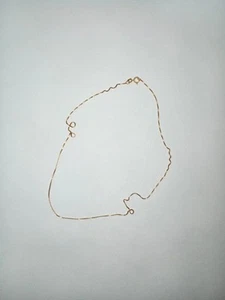 14K Gold Chain Marked "F 14K" 1.3 Grams - Picture 1 of 3