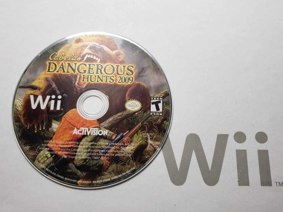 --DISC ONLY-- Cabela's Dangerous Hunts 2009 (Nintendo Wii) - Image 1 of 1